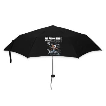 Ma palombière m'attend désolé humour chasse - Parapluie standard - noir - Devant
