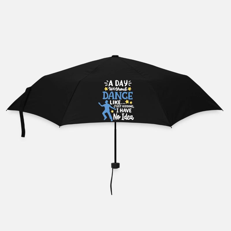Tanz Tänzer Tanzen - Regenschirm (klein) - Schwarz