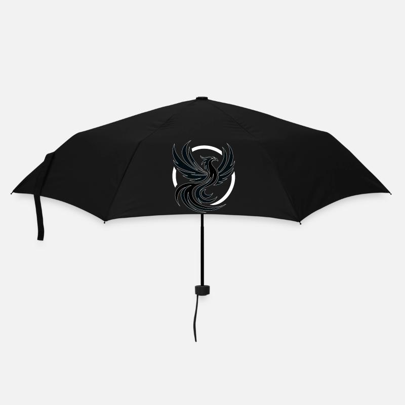 Phoenix noir et blanc - Parapluie standard - noir