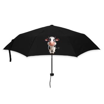 Cow 3 - Umbrella (small) - black - Front