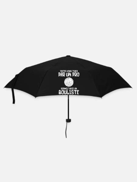 pétanque, fan de pétanque, boulodrome - Parapluie standard - noir