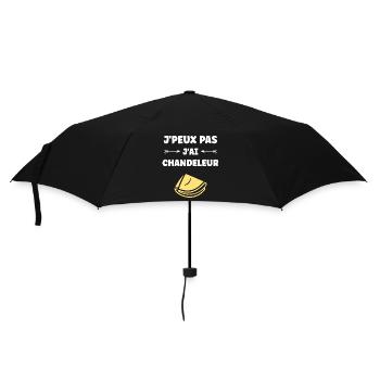crêpe - Parapluie standard - noir - Devant