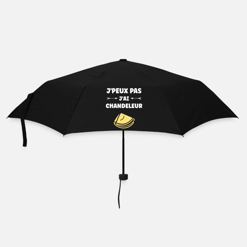 crêpe - Parapluie standard - noir