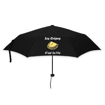 crêpe - Parapluie standard - noir - Devant