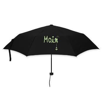 Moin Bienvenue Moin avec Seagull - Parapluie standard - noir - Devant