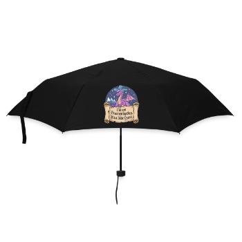 Fantasy Dragon : Motif de quête secondaire amusant pour le jeu - Parapluie standard - noir - Devant