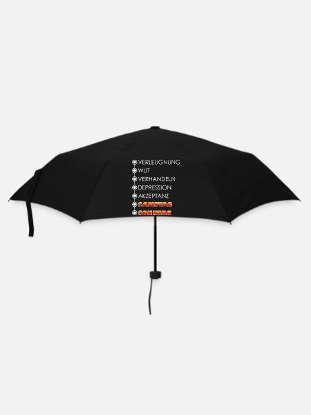 Wochentage / Wochenzyklus - Regenschirm (klein) - Schwarz