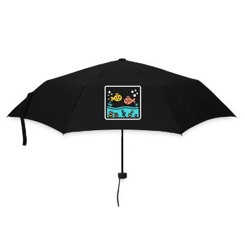 aquarium - Umbrella (small) - black - Front