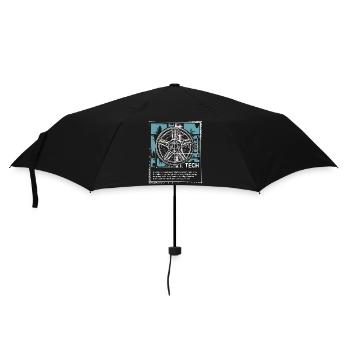 Rims Blueprint – Technology Sketch Wheel - Umbrella (small) - black - Front