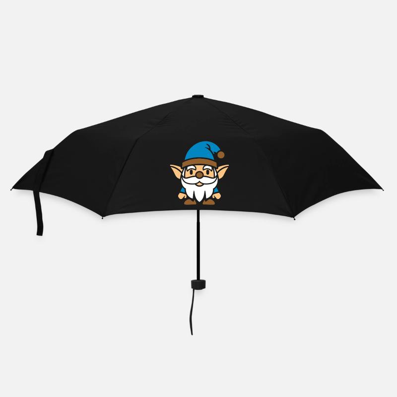Zwerg - Regenschirm (klein) - Schwarz