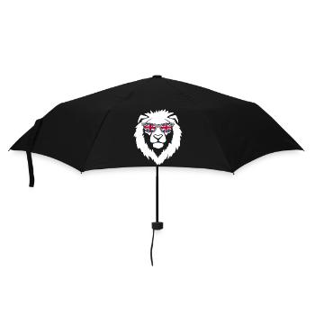 Lion du Royaume-Uni blanc - Parapluie standard - noir - Devant