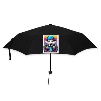 dog - Umbrella (small) - black - Front