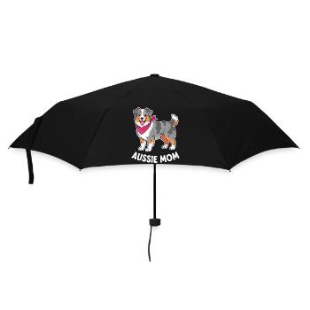 Aussie Mom Australian Shepherd for Dog Moms - Umbrella (small) - black - Front