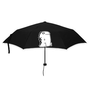 Dino Kawaii – Cute Dinosaur & Cartoon Style - Umbrella (small) - black - Front