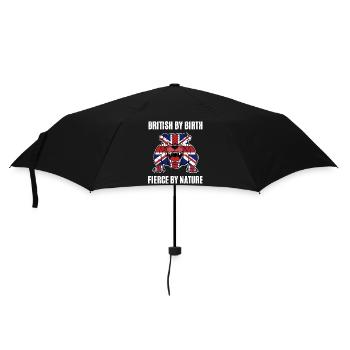 Bouledogue britannique - Parapluie standard - noir - Devant