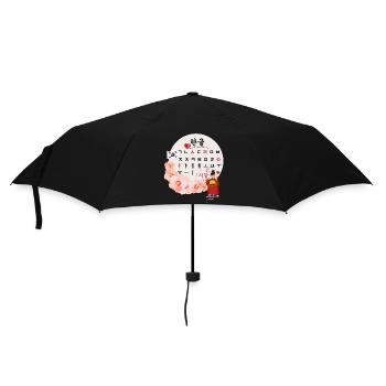 Hangul Love – King Sejong et Korea Design - Parapluie standard - noir - Devant