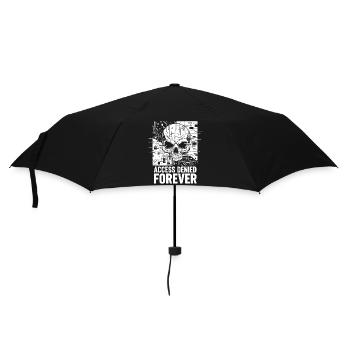 Skull Access Denied Forever - Umbrella (small) - black - Front
