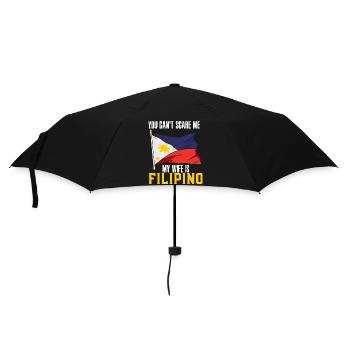 Filipino Pride Philippines National Flag Art - Umbrella (small) - black - Front