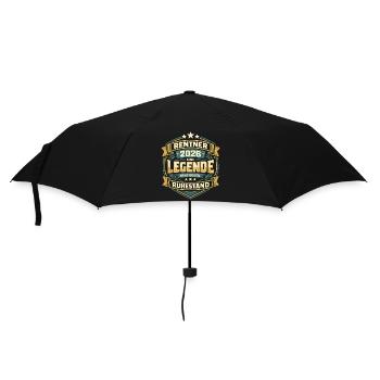 Pensioners 2026 No longer responsible Retirement - Umbrella (small) - black - Front