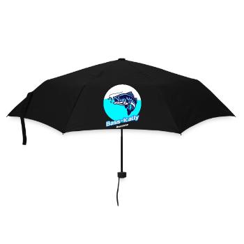 Bassmäßig großartig - Regenschirm (klein) - Schwarz - Vorne
