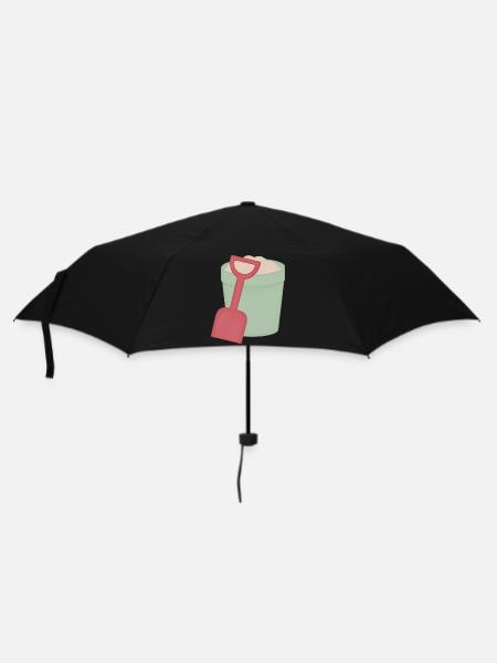 Sandpit Shovel Motif - Umbrella (small) - black