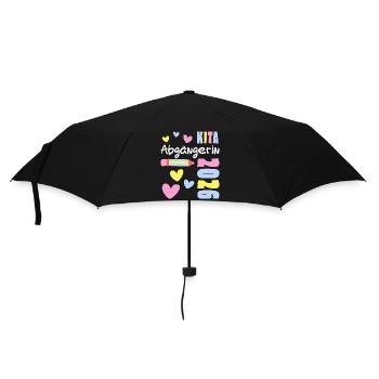 KITA Abgängerin 2026 - Schulanfänger Einschulung - Regenschirm (klein) - Schwarz - Vorne