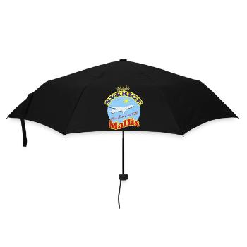 Mallis trip in sunshine by plane - Umbrella (small) - black - Front