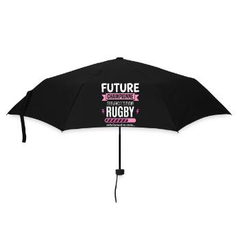 Future Rugby Champion Rugbywoman - Umbrella (small) - black - Front