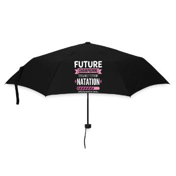 Future Championne De Natation Nageuse - Parapluie standard - noir - Devant