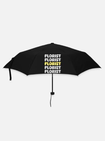 Beruf Florist - Regenschirm (klein) - Schwarz