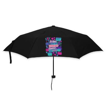 Früher war das Internet dümmer, aber freier. - Regenschirm (klein) - Schwarz - Vorne