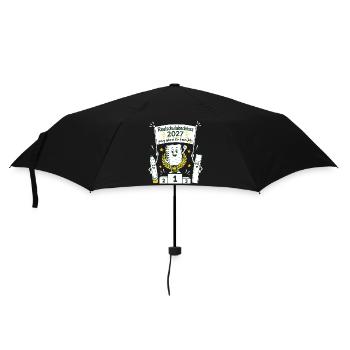 Genug gelernt für dieses Jahr - Regenschirm (klein) - Schwarz - Vorne