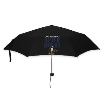 Poetcore Poet Poetry Dark Academia Gift - Umbrella (small) - black - Front