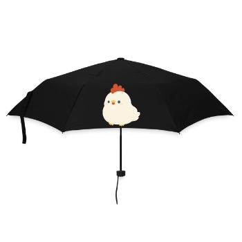 Chicken - Umbrella (small) - black - Front