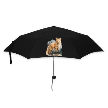 Renard Vintage - Parapluie standard - noir - Devant