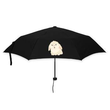 Lapin mignon comme illustration - Parapluie standard - noir - Devant
