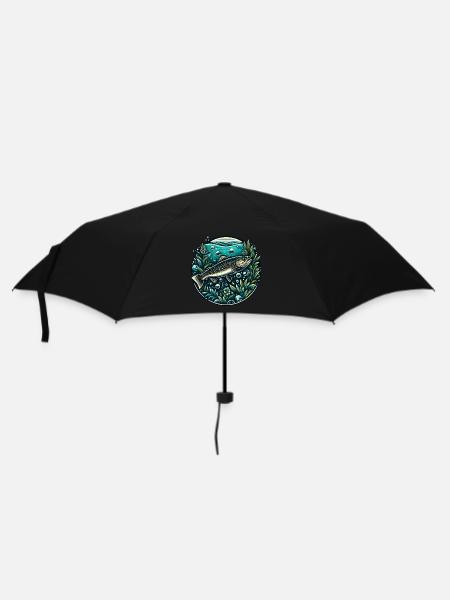 Trout Rainbow Trout Brown Trout Fishing Fish - Umbrella (small) - black