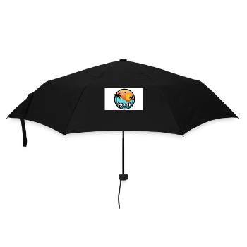 Beach - Regenschirm (klein) - Schwarz - Vorne