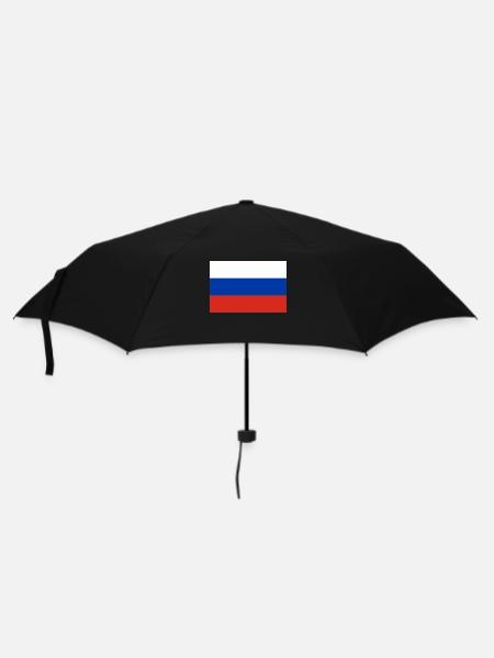Russland - Regenschirm (klein) - Schwarz