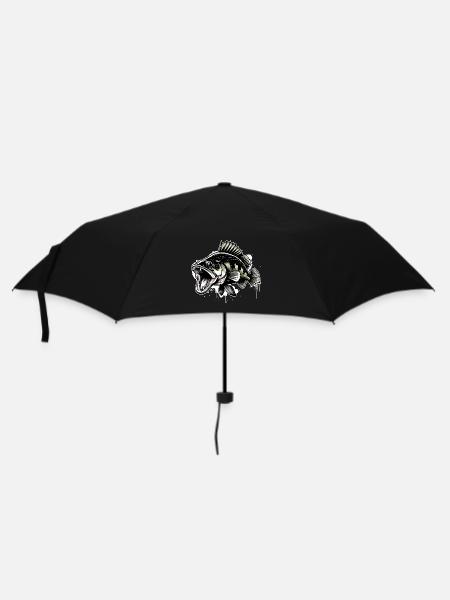 zander, fishing, predatory fish, fish - Umbrella (small) - black