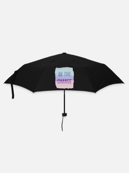 Be The Change - Umbrella (small) - black