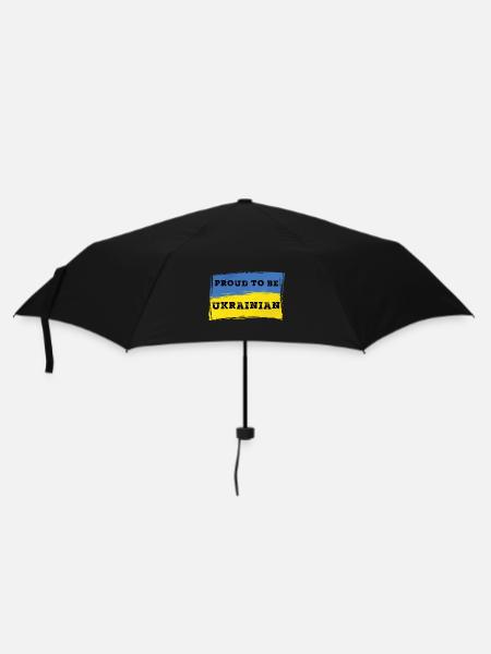 Proud To Be Ukrainian - Ukraine - Umbrella (small) - black