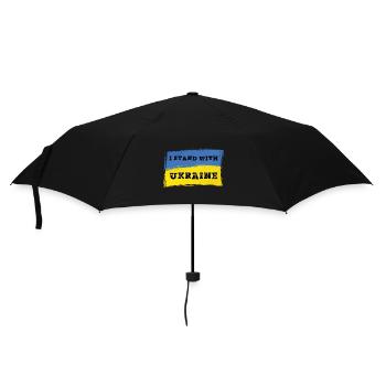 Je suis aux côtés de l’Ukraine - Ukraine - Parapluie standard - noir - Devant
