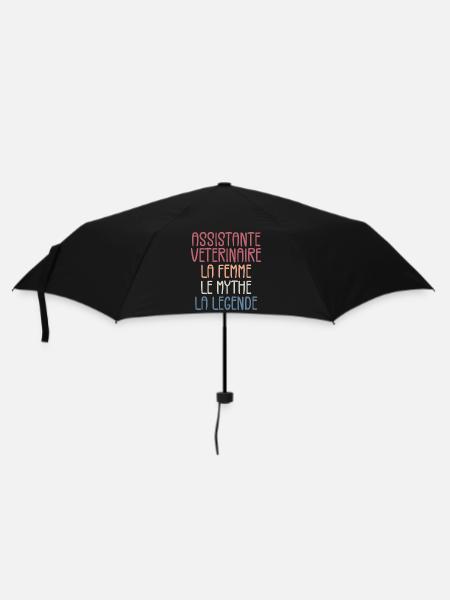 Assistante Veterinaire - Parapluie standard - noir
