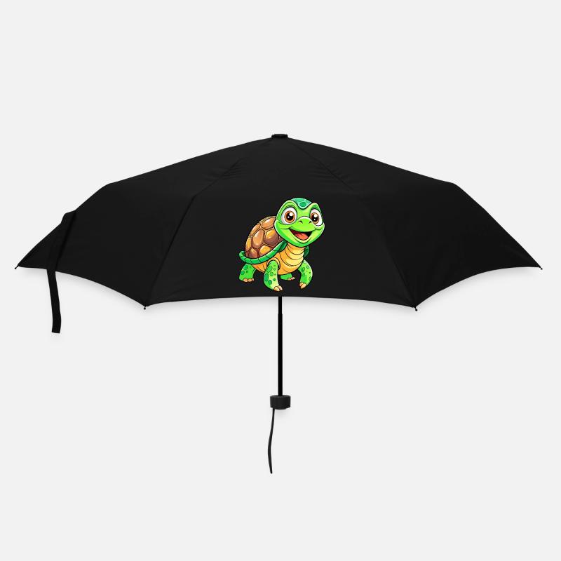 Méga Tortue Mignonne - Parapluie standard - noir