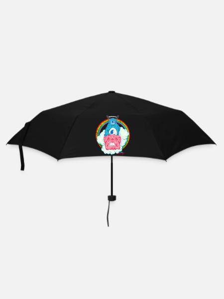 Naughty bears - Umbrella (small) - black