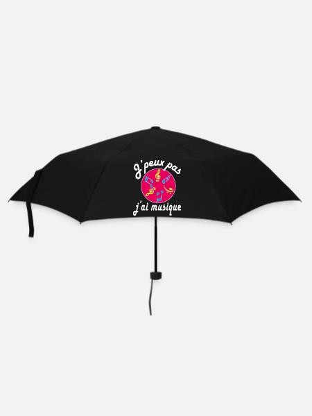 j'peux pas j'ai musique - Parapluie standard - noir