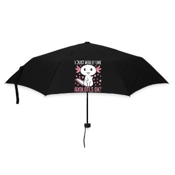 Axolotl - Parapluie standard - noir - Devant