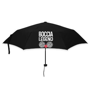 Bocciaspieler Boccia Legend Kugeln Boccia - Regenschirm (klein) - Schwarz - Vorne
