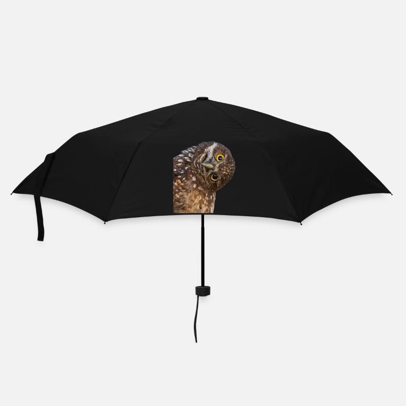 Hibou - Parapluie standard - noir